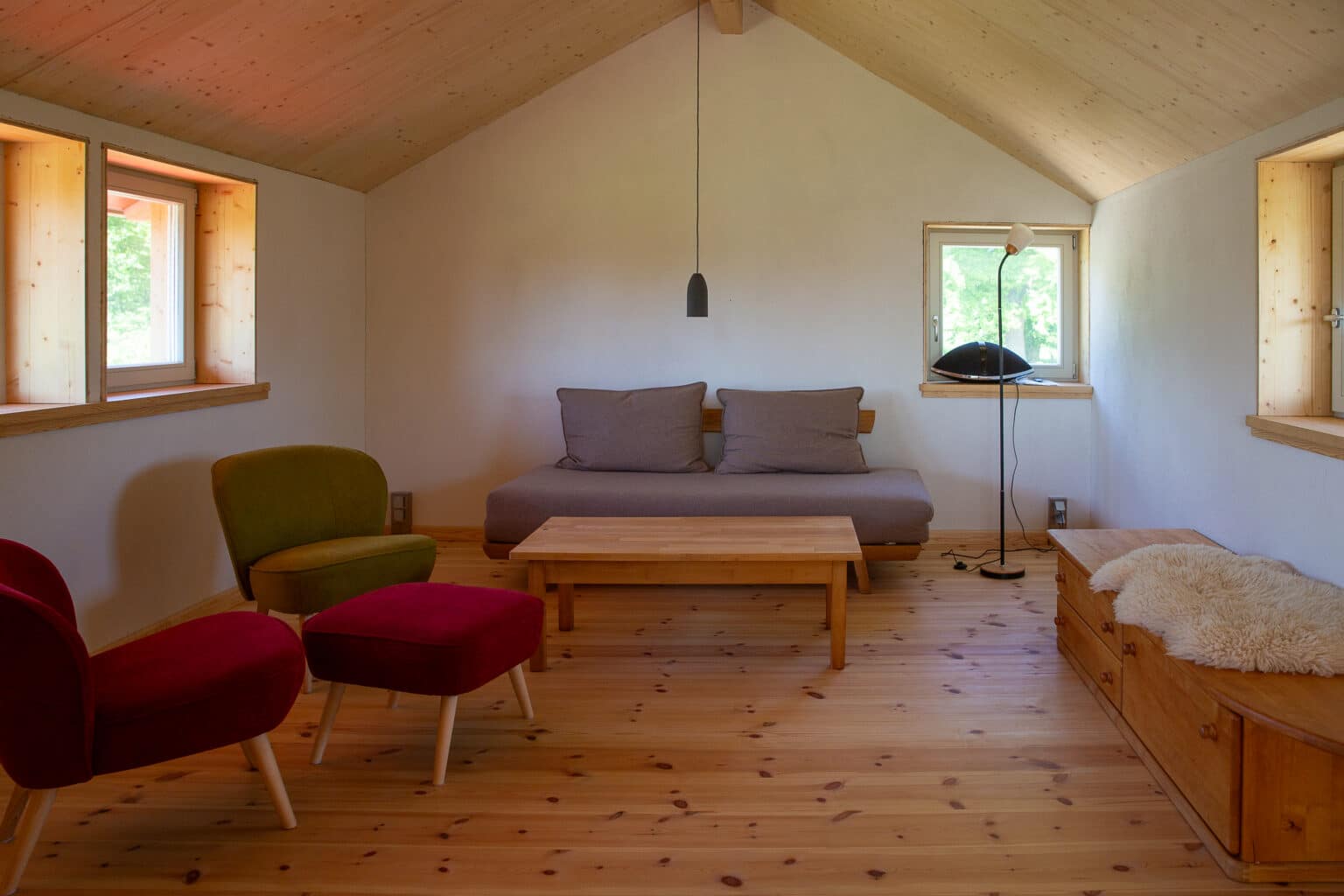 Ferienhaus, Wohnzimmer