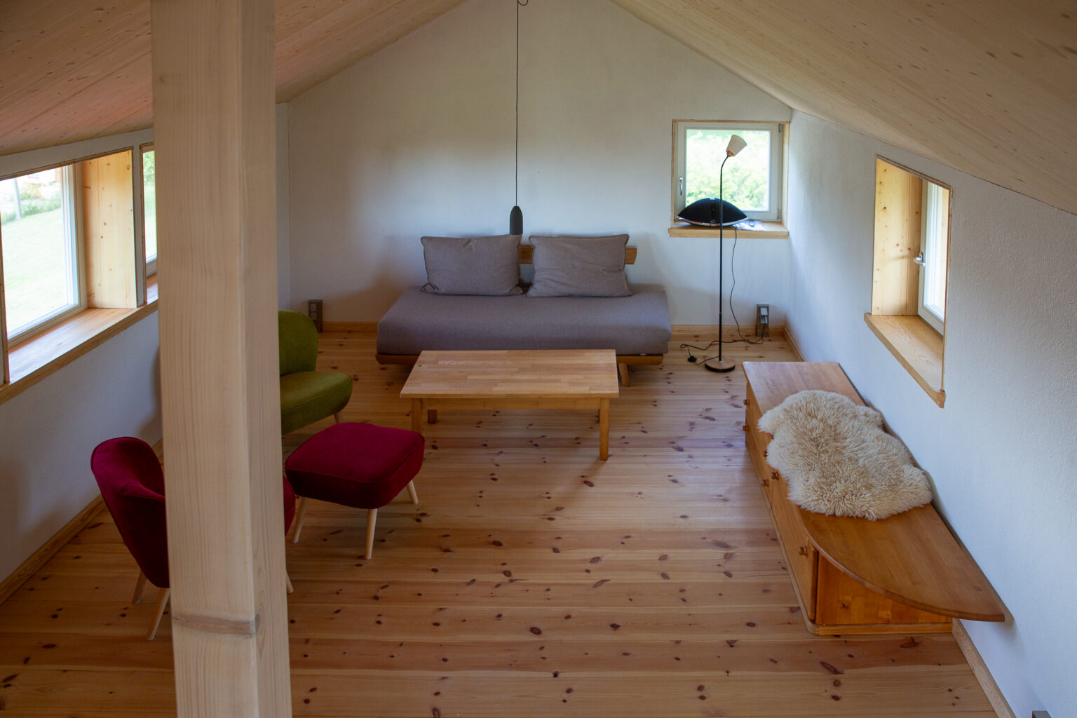 Ferienhaus, Wohnzimmer