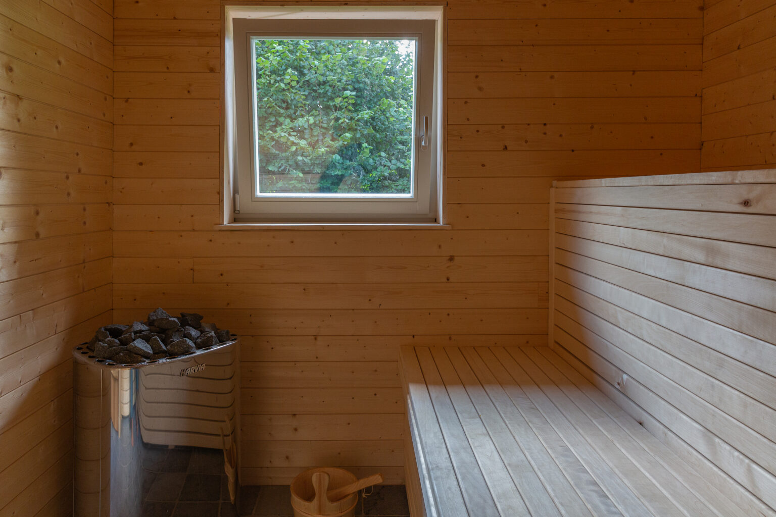 Ferienhaus, Sauna