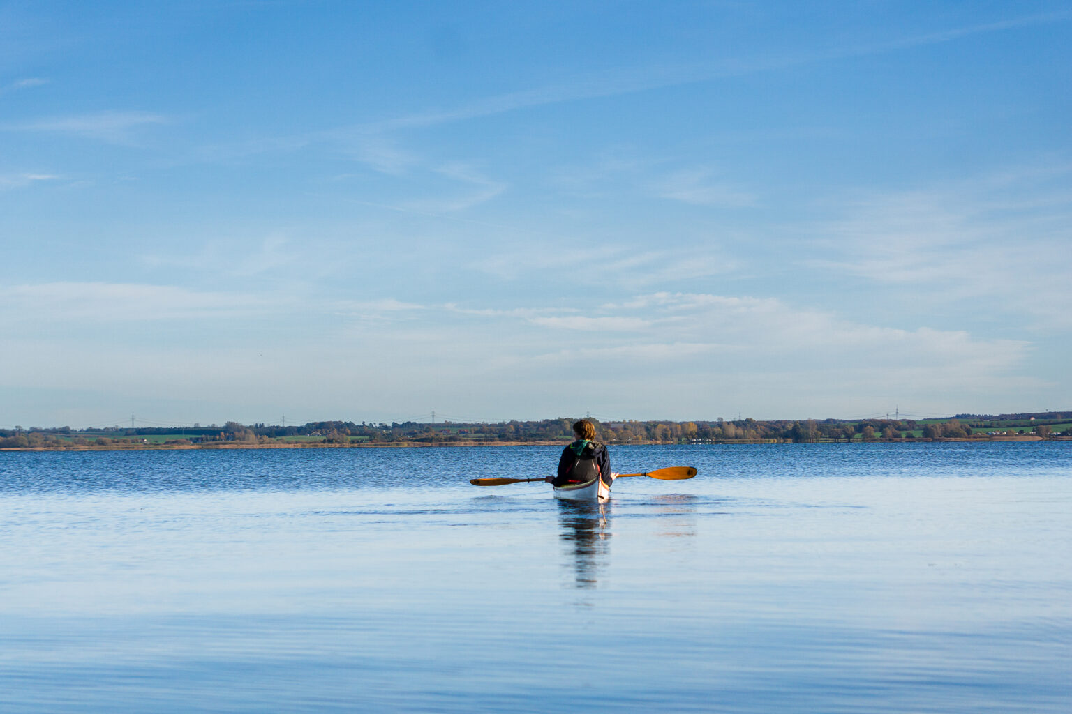 Kanufahrer auf dem Kummerower See
