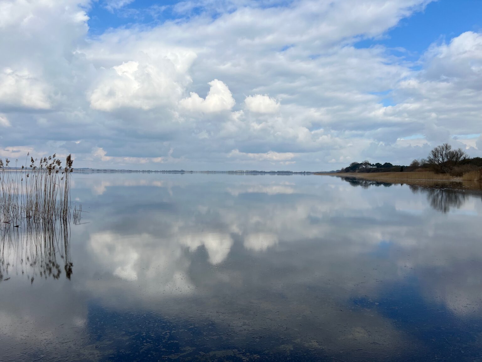 Mündung der Peene in den Kummerower See