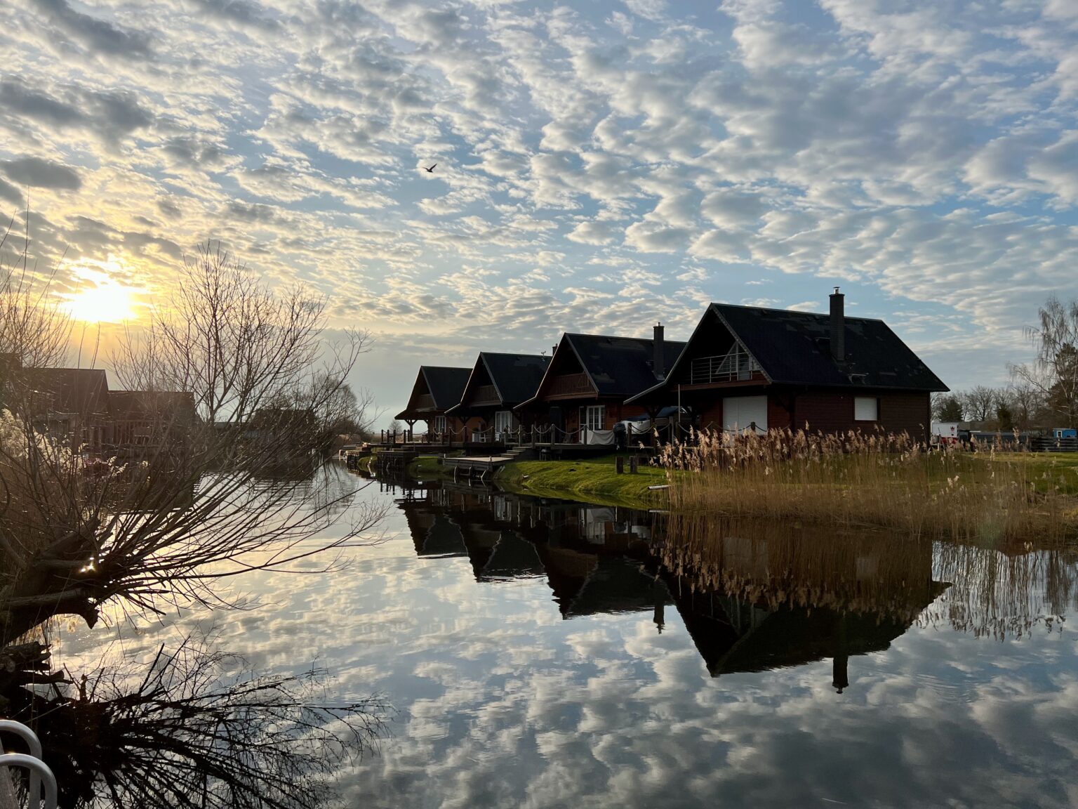 Penne bei Neukalen, Blick vom Steg